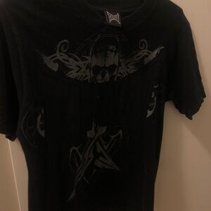 Tapout Black Skull Graphic Tee